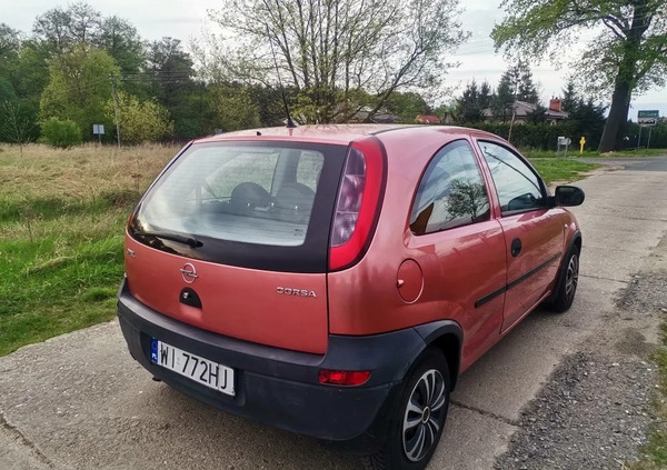 Opel Corsa cena 2999 przebieg: 171000, rok produkcji 2001 z Słubice małe 154